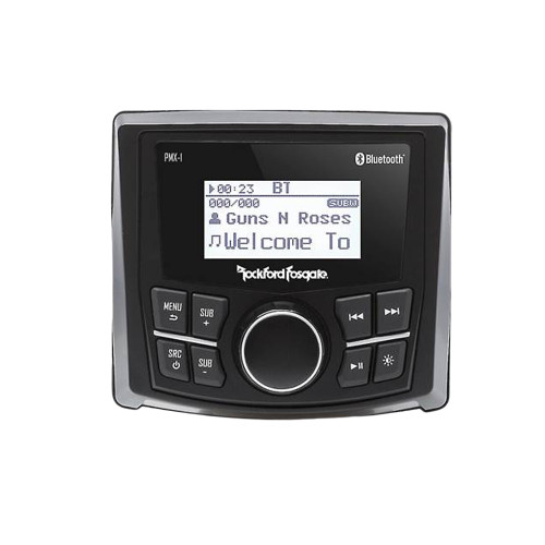 New, Open Box Rockford Fosgate PMX-1 Punch Marine Grade Receiver with 2.3 Inch Dot Display