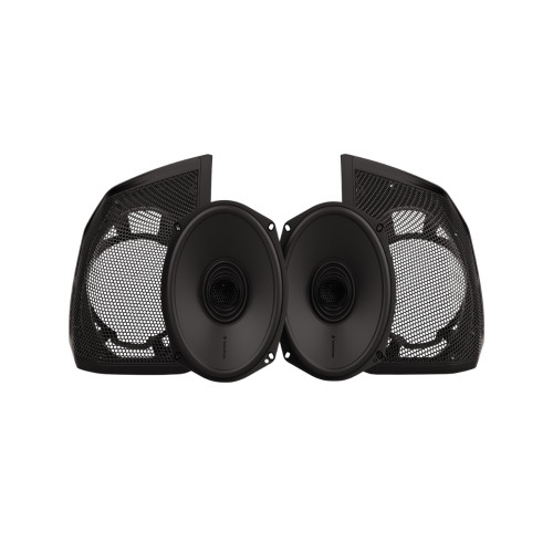 New, Open Box Rockford Fosgate HD24BL69 6x9" Saddlebag Cut-In Speaker for 2024+ Harley