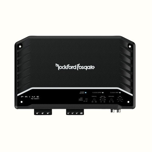 New, Open Box Rockford Fosgate R2-1200X1 Prime Series 1,200W RMS Mono Subwoofer Amplifier
