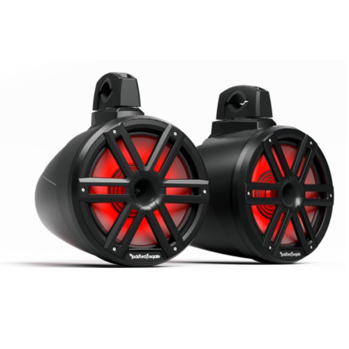 New, Open Box Rockford Fosgate M2WL-10HB 10" Color Optix 2-Way Horn Loaded Tower Speaker-Black