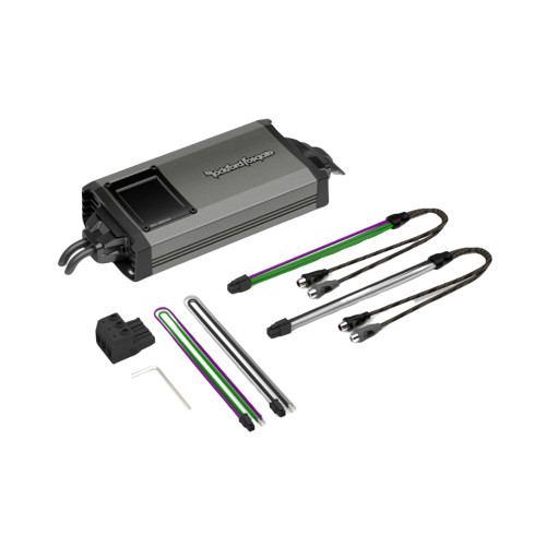 New, Open Box Rockford Fosgate M5-800X4 800 Watt 4 Channel Waterproof Element Ready Amplifier
