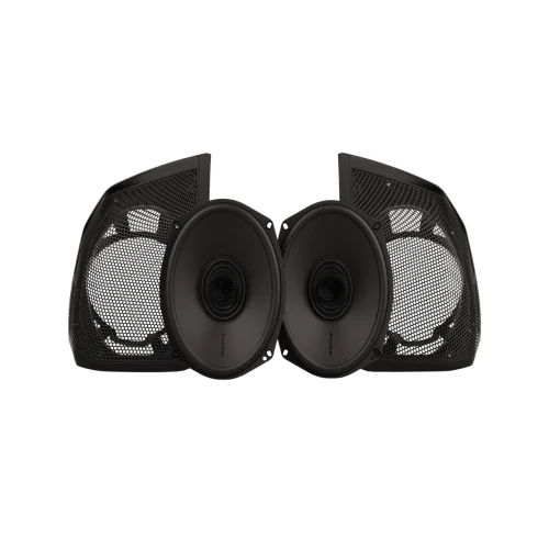 Open Box Rockford Fosgate HD24BL69 6x9" Saddlebag Cut-In Speaker for 2024+ Harley