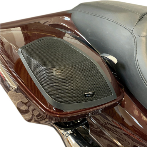 Open Box Kenwood Excelon CA-CUT14 6x9” Cut-in Lid Kit for Select 2014-up Harley Davidson