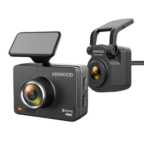 Open Box Kenwood DRV-A610WDP GPS Integrated Dashboard Camera with Rear View Camera