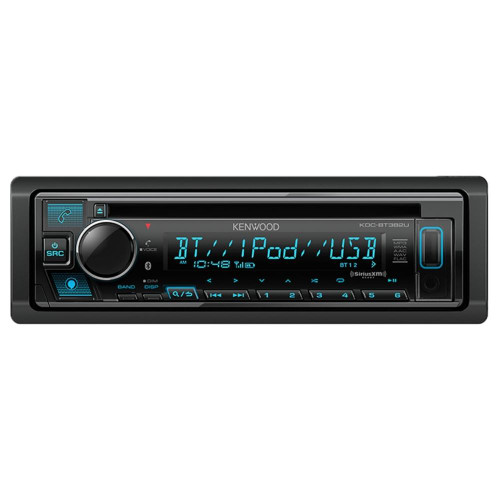 Open Box Kenwood KDC-BT382U CD w/ 1.5 Line Text Display & Bluetooth/Amazon Alexa
