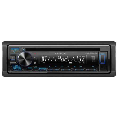 Open Box Kenwood KDC-BT282U CD with Bluetooth & 204 Segment 1 Line Text Display