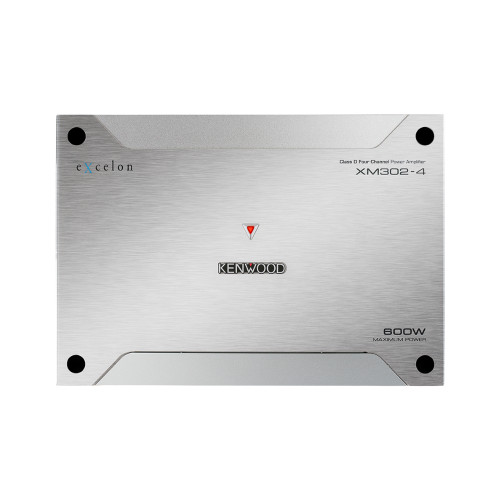 Open Box Kenwood Excelon XM302-4 Class D 300W RMS 4-Channel Powersports/Marine Amplifier