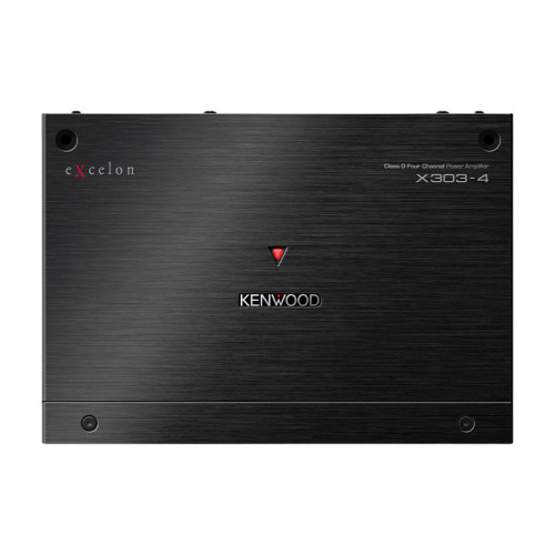 Open Box Kenwood eXcelon X303-4 75 Watts RMS Class D 4-Channel Power Amplifier