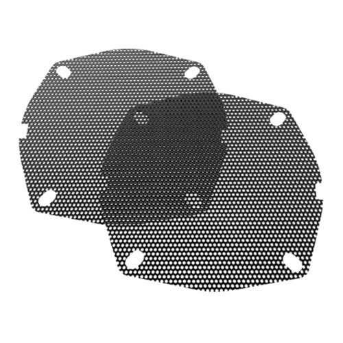Open Box Kenwood Excelon CA-GRL98SG Motorcycle Speaker Grilles for 1998-13 Street Glides