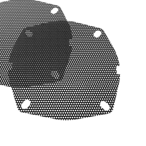 Open Box Kenwood Excelon CA-GRL98SG Motorcycle Speaker Grilles for 1998-13 Street Glides