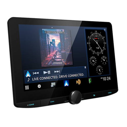 Open Box Kenwood DMX1038S 10.1" Multimedia w/ Wireless CarPlay & Android Auto