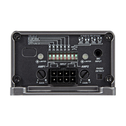 Open Box Kicker 53KEY2004 Smart 200 Watts 4-Channel Amplifier with Auto-EQ/Processor
