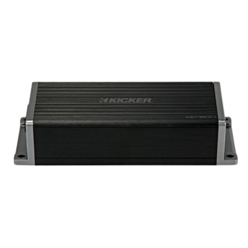 New, Open Box Kicker 53KEY2004 Smart 200 Watts 4-Channel Amplifier with Auto-EQ/Processor
