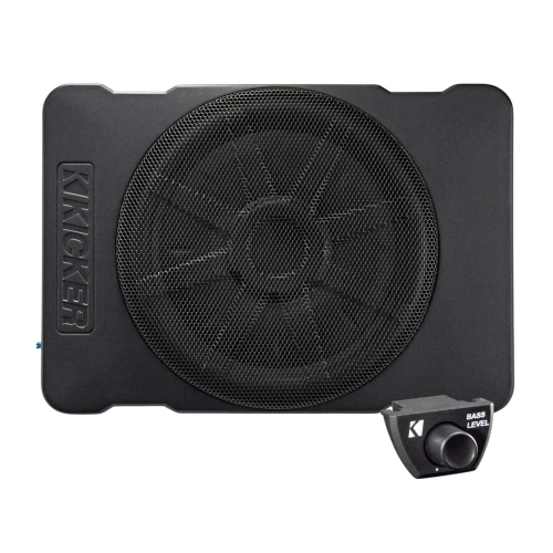 Used Kicker 10" 51HS10 10" 180W RMS Hideaway Compact Powered Subwoofer Enclosure