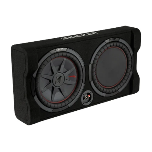 Used Kicker 48TRTP122 Sealed Down-Firing 12" CompRT 2-Ohm Subwoofer Enclosure