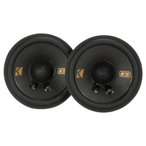 Used Kicker KS-Series 51KSC2704 2.75" 4 Ohms Midrange Mid/Tweeters Speakers