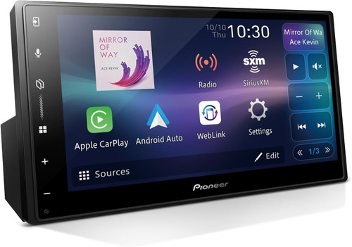 Pioneer DMH-W3000NEX 6.8" wireless CarPlay/Android Auto Car Receiver + FREE Scosche Dual Front/Rear HD Dash Cam Bundle