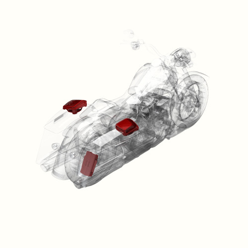 Rockford Fosgate HD14RK-STAGE2 2-Speaker and Amp Kit for Select 2014+ Road King