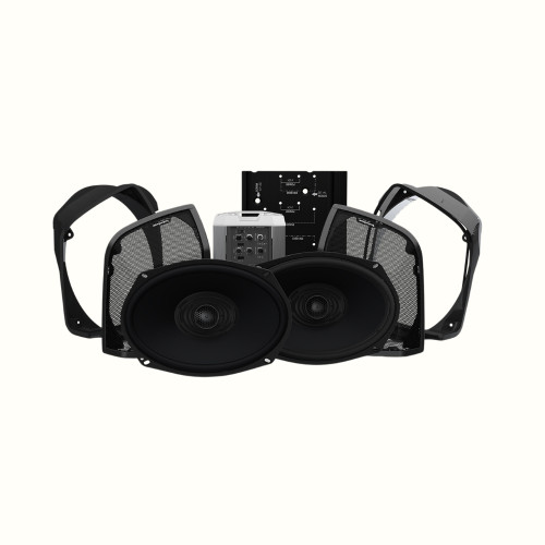 Rockford Fosgate HD14RK-STAGE2 2-Speaker and Amp Kit for Select 2014+ Road King