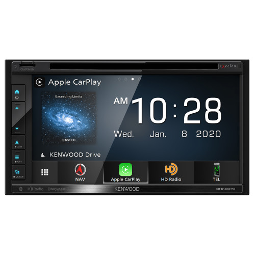 Kenwood eXcelon DNX697S 6.8" DVD Navigation Recevier w/ Apple CarPlay