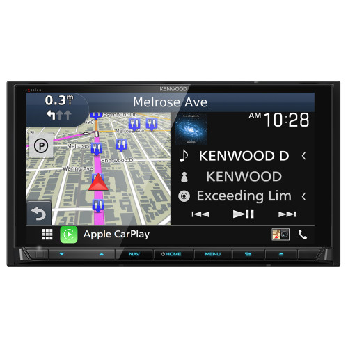 Kenwood eXcelon Reference DNX997XR 6.8" DVD Navigation w/ Apple CarPlay