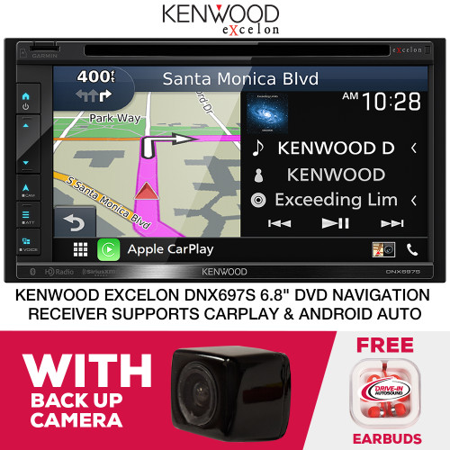 Kenwood eXcelon DNX697S 6.8" DVD Navigation Recevier & Backup Camera Kenwood eXcelon DNX697S 6.8" DVD Navigation Recevier & Backup Camera