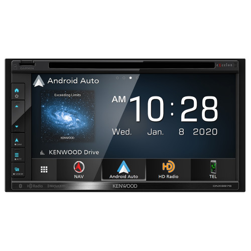 Kenwood eXcelon DNX697S 6.8" DVD Navigation & SiriusXM Tuner