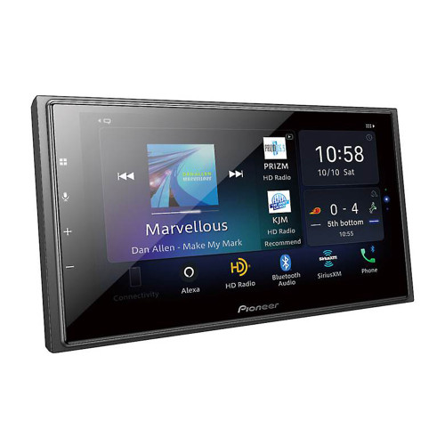 Pioneer DMH-W4660NEX 6.8" 2-DIN Multimedia Receiver with License Plate Camera