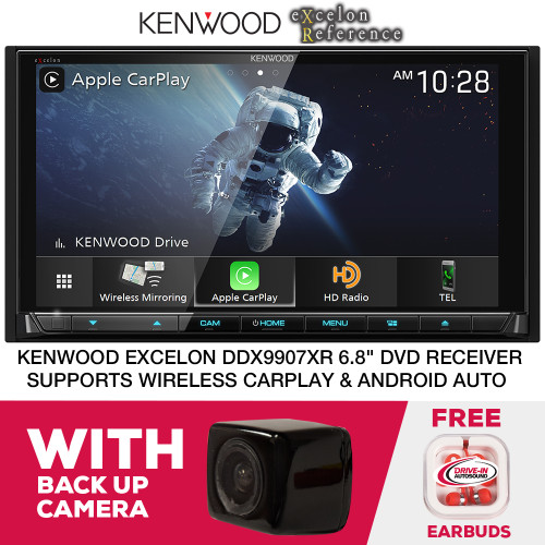 Kenwood eXcelon DDX9907XR 6.8" DVD Carplay & Backup Camera Kenwood eXcelon DDX9907XR 6.8" DVD Carplay & Backup Camera