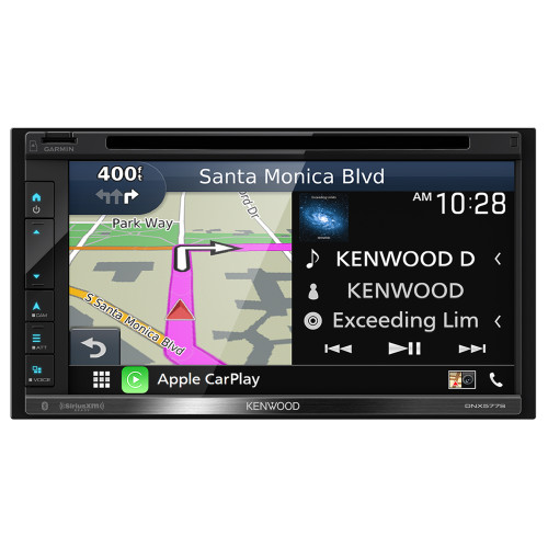 Kenwood DNX577S 6.8" DVD Navigation CarPlay & Bullet Backup Cam