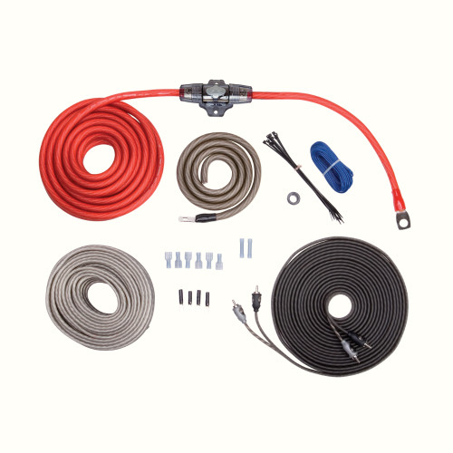 Rockford Fosgate RFK4X 4 AWG Complete Installation Kit for a 2-Channel Amplifier
