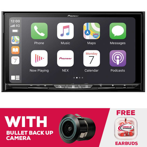Pioneer AVIC-W8600NEX 7" 2-DIN Car Stereo Navigation with Bullet Camera