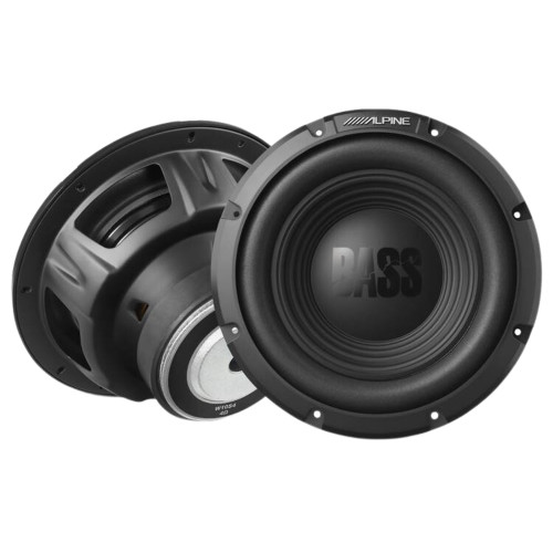Alpine W10S4 BassLine Series 10" 4-ohm subwoofer