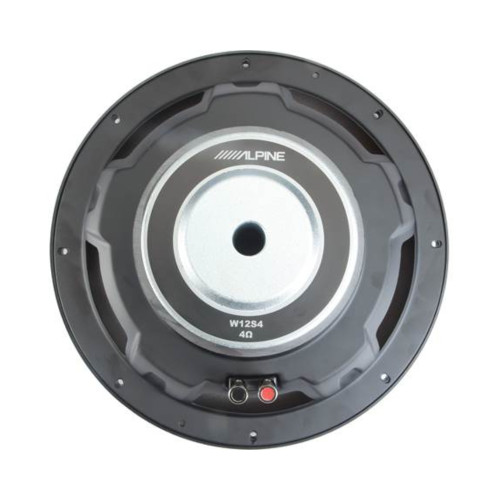 Alpine W12S4 BassLine Series - A pair of 12" 4-ohm subwoofer