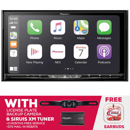 Pioneer AVIC-W8600NEX 7" w/ License Plate Cam & Satellite Radio Tuner