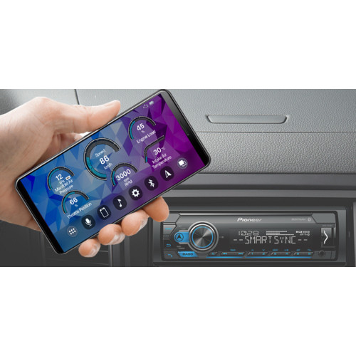 Refurbished Pioneer MVH-S312BT Double DIN Digital Media with Bluetooth