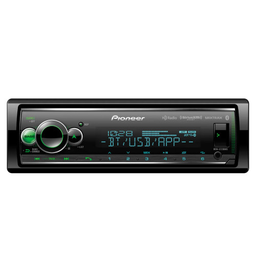 Refurbished Pioneer MVH-S720BHS Single-DIN Audio Media Receiver with Built-in Bluetooth