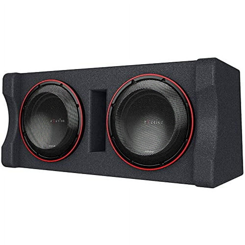 Kenwood eXcelon P-XW1221DHP Dual 12” Pre-loaded High-Power Subwoofer Enclosure