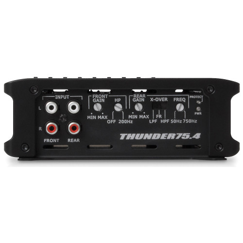 MTX THUNDER75.4 4-channel car amplifier — 75 watts RMS x 4
