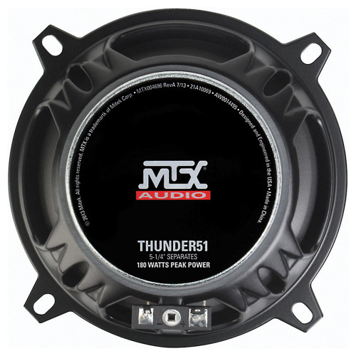 MTX Thunder51 Thunder Series 5-1/4" 2-way Component Speaker System
