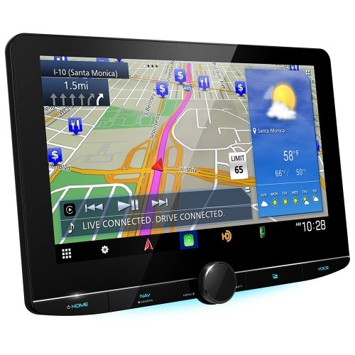 Kenwood eXcelon NEW DNR1007XR 10.1" Floating Panel High Definition Navigation & Bullet Backup Cam