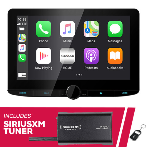 Kenwood DMX1037S 10.1" Floating Panel Digital Multimedia & SiriusXM Tuner