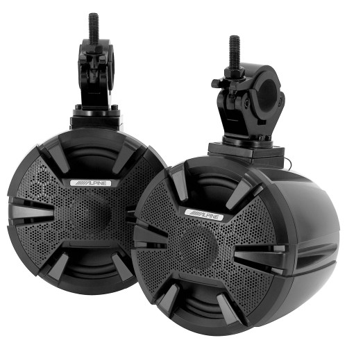 Alpine PSS-SX01 Side-by-side Sound System W/ Two Speaker pods, Bluetooth & a Amp