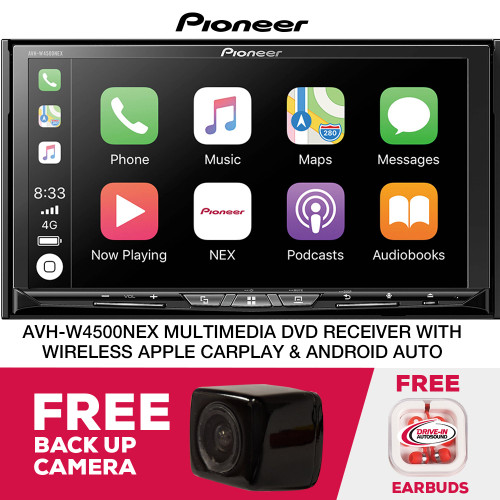 Refurbished Pioneer AVH-W4500NEX 7" Multimedia DVD Receiver w/ Backup Camera Refurbished Pioneer AVH-W4500NEX 7" Multimedia DVD Receiver w/ Backup Camera