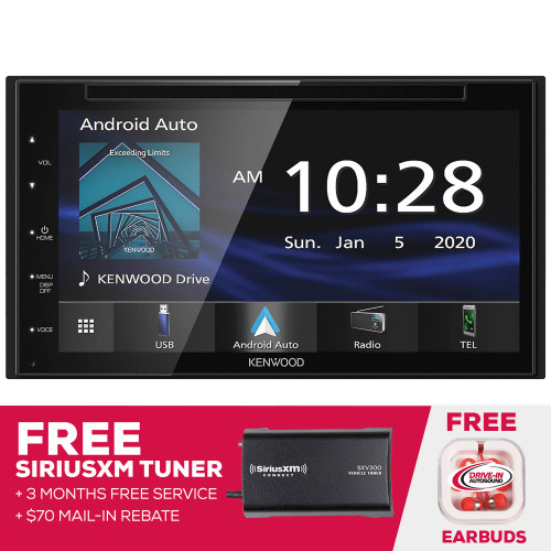 Kenwood DDX5707S DVD with Free SiriusXM Tuner Kenwood DDX5707S DVD with Free SiriusXM Tuner