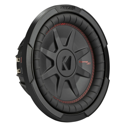 Kicker 48CWRT102 800W Peak 10" Comp RT Series Shallow Mount Subwoofer