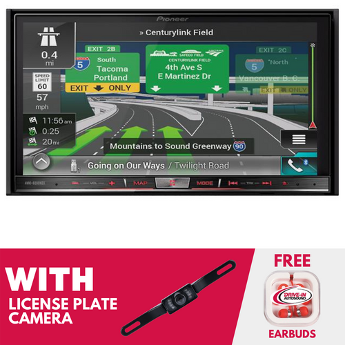 RFRB Pioneer AVIC-8200NEX 7 Inch Navigation With License Plate Camera