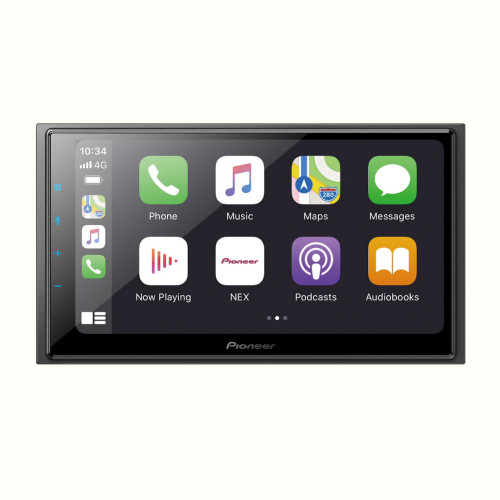 RFRB Pioneer DMH-W4660NEX 6.8" 2-DIN Multimedia Receiver w/ License Plate Camera