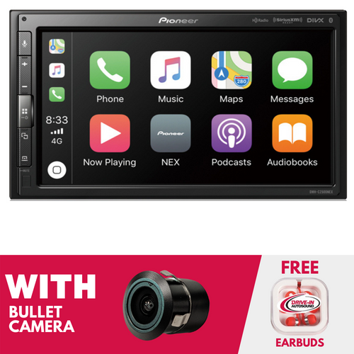 RFRB Pioneer DMH-C2500NEX 6.8 Inch Digital Media with Bullet Camera