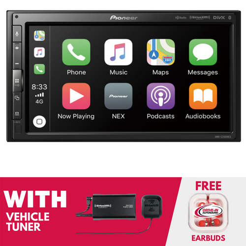 RFRB Pioneer DMH-C2500NEX 6.8 Inch Digital Media with SiriusXM Tuner